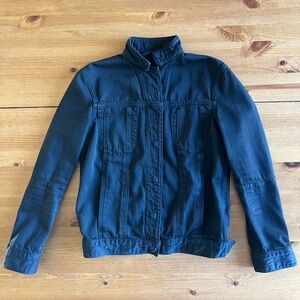 Helmut Lang Women’s Black Snap Denim Jacket